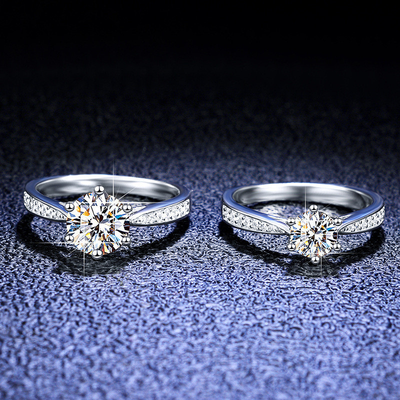 925 Sterling Silber Blume Ring mit Zirkonia