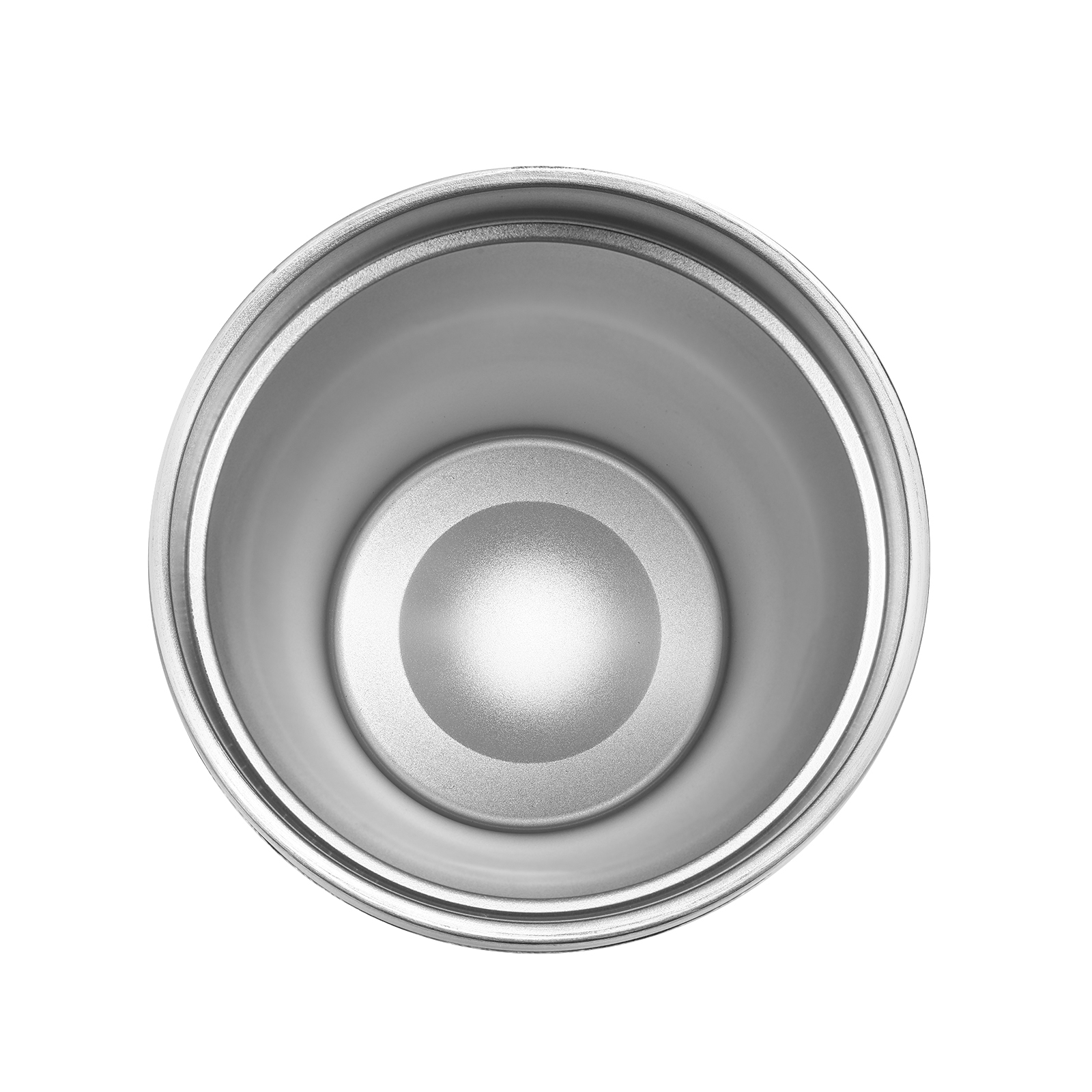 Edelstahlbecher mit individuell monogrammierter Lederhülle