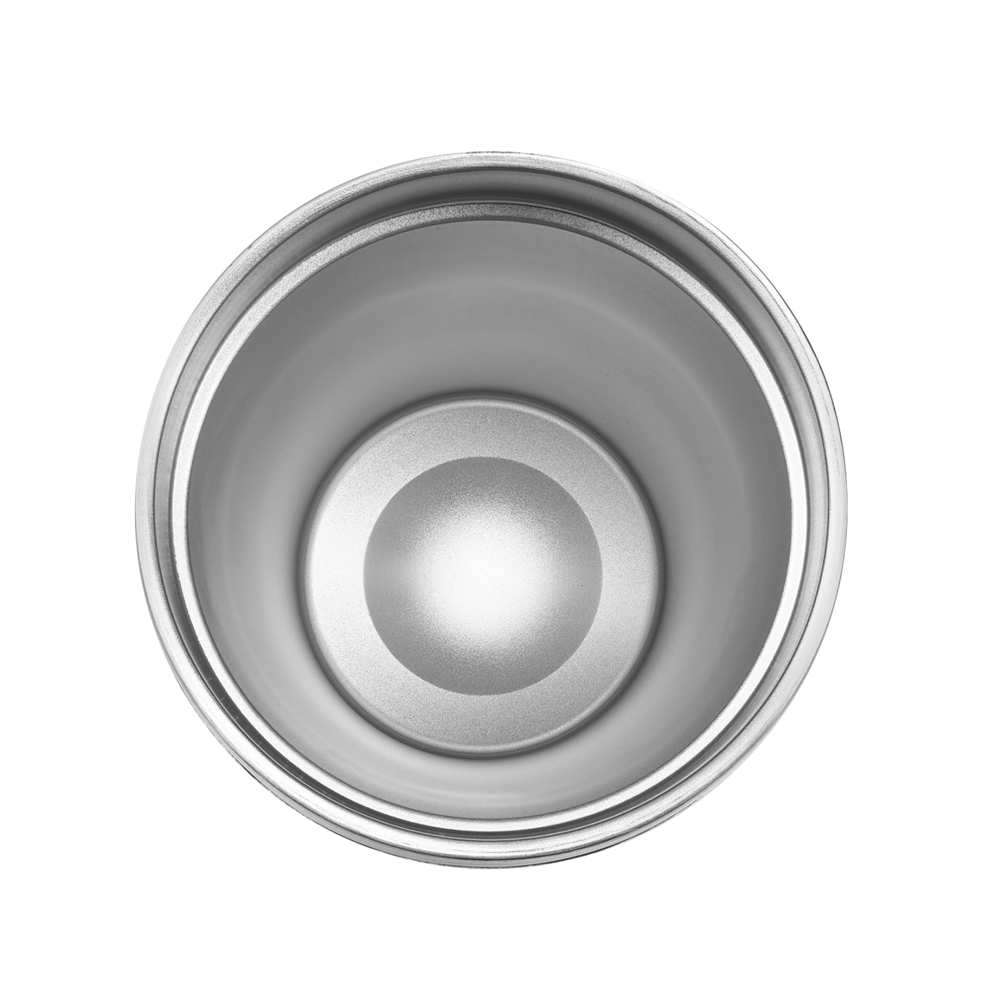 Edelstahlbecher mit individuell monogrammierter Lederhülle