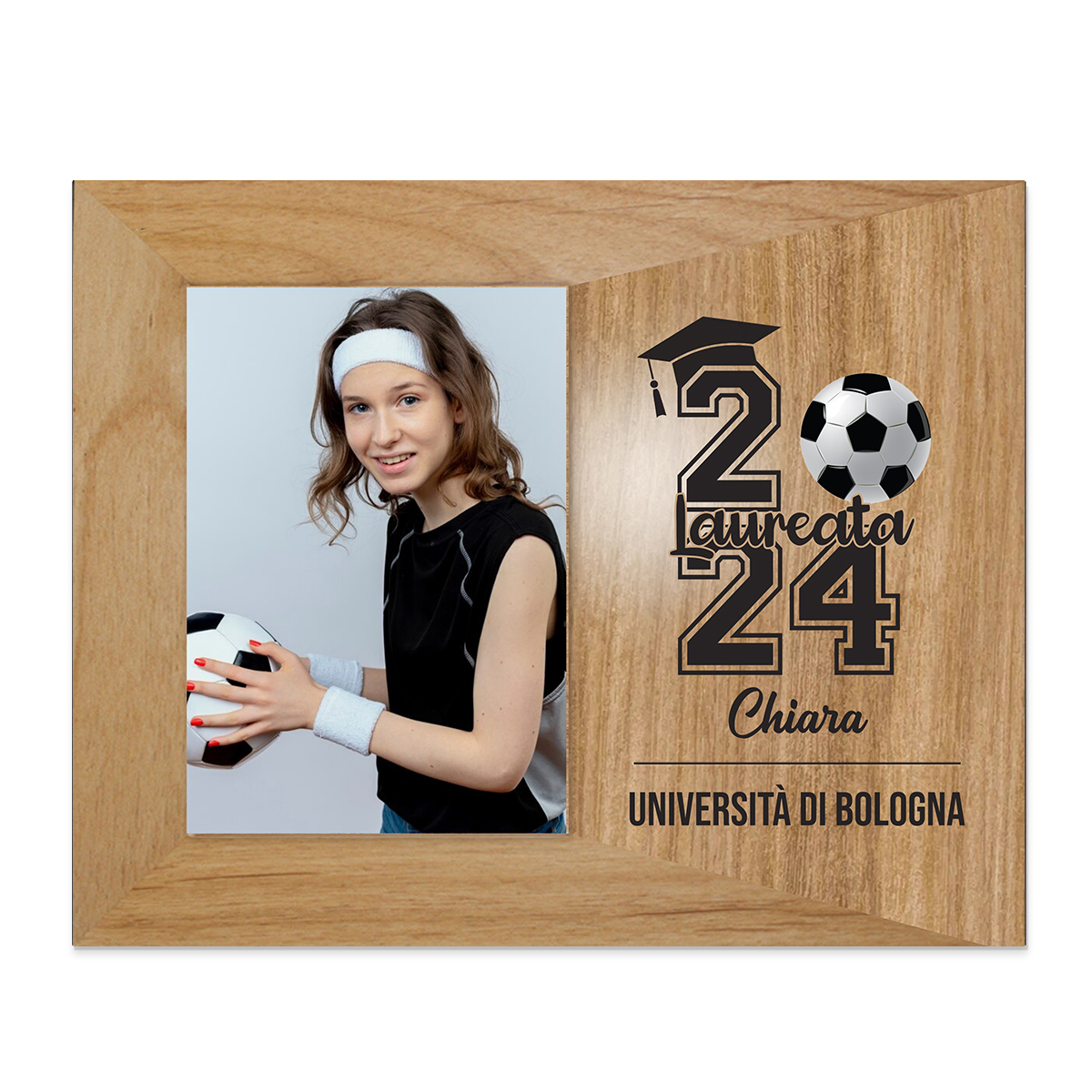 Mi sono laureata-Targa con nomi e foto e testo personalizzabili regalo di laurea
