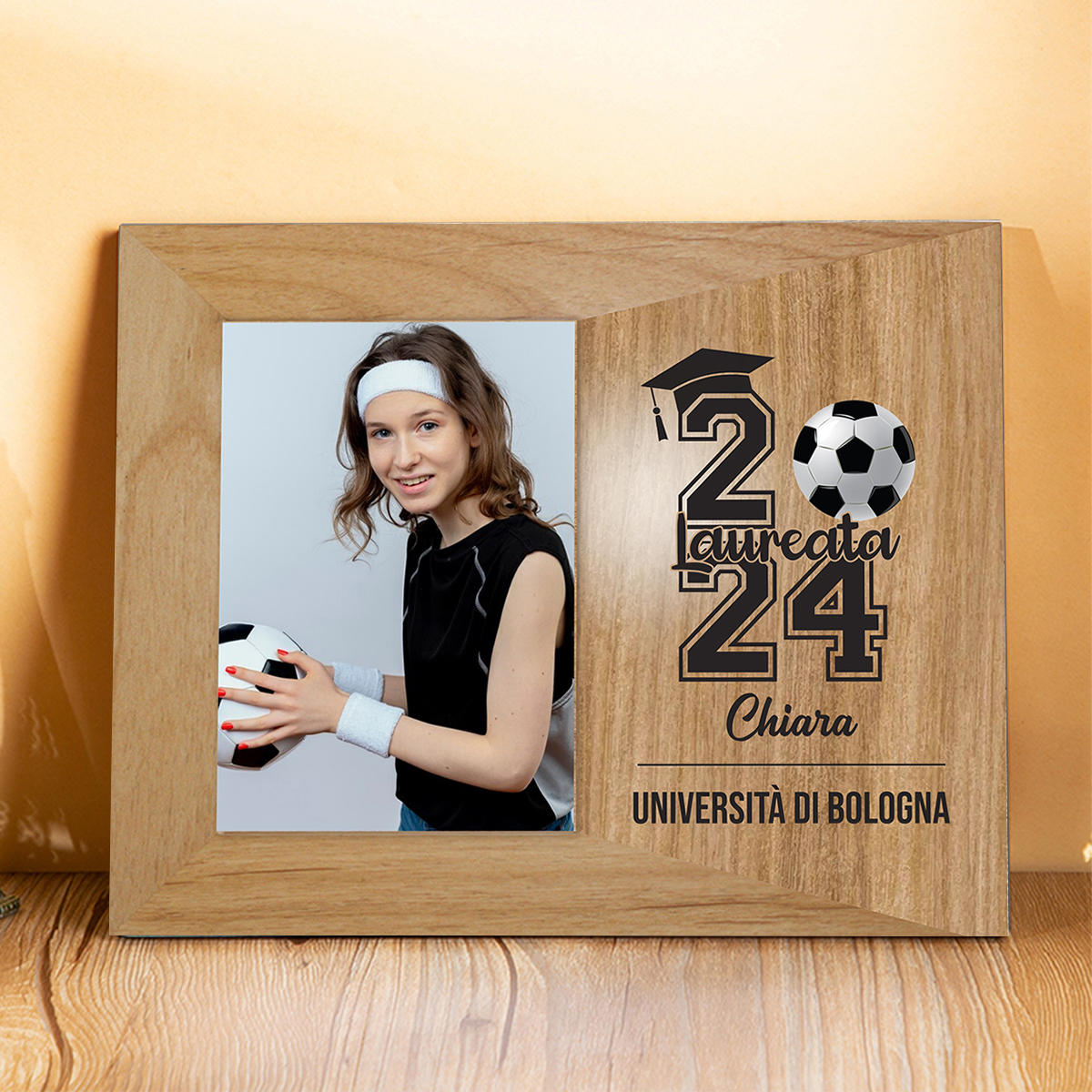 Mi sono laureata-Targa con nomi e foto e testo personalizzabili regalo di laurea