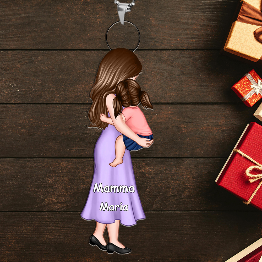 Portachiavi con Nome Personalizzato – Regalo Unico per la Mamma – Idea Perfetta per la Festa della Mamma