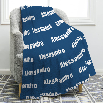 [Copy]Coperta Personalizzata con Disegni di Famiglia - Fino 2-8 Personaggi e Nomi - Regalo di Natale per Famiglia | Jessemade