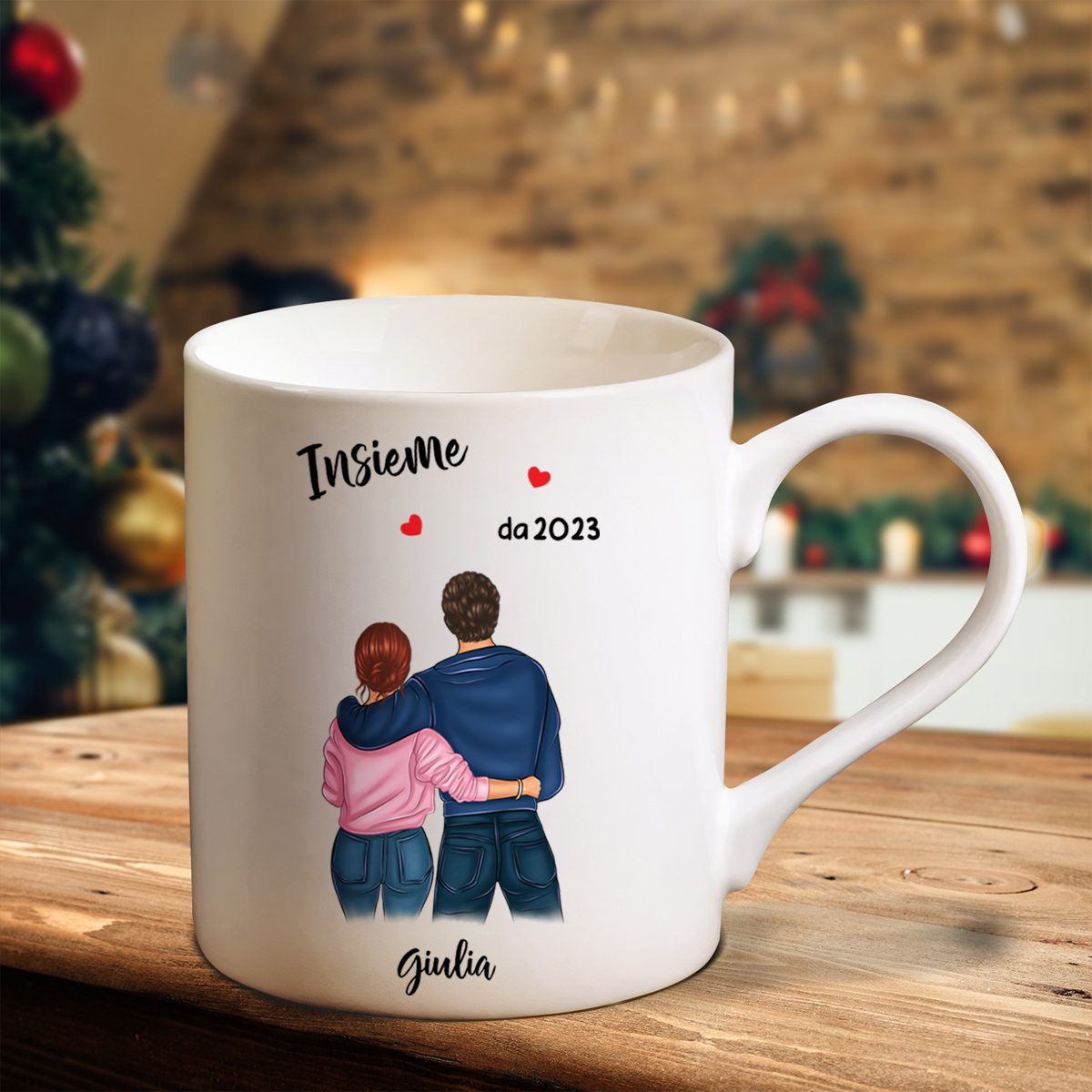 Insieme da 2023-Tazza con immagine personalizzabile per coppia | Jessemade