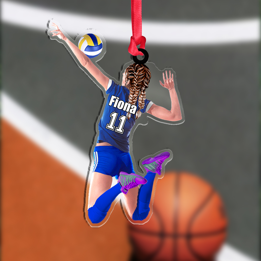 Portachiavi/Pendente in Acrilico Personalizzato per Pallavolo – Regalo Sportivo con Nome per Lei | Jessemade