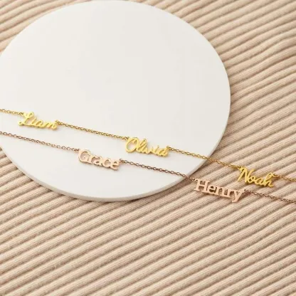 Collana 5 nomi personalizzati per lei