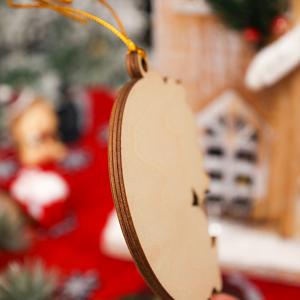 IL MIO 1º NATALE-Ciondolo natalizio per bambino bambina neo nascita nome e data personalizzabile