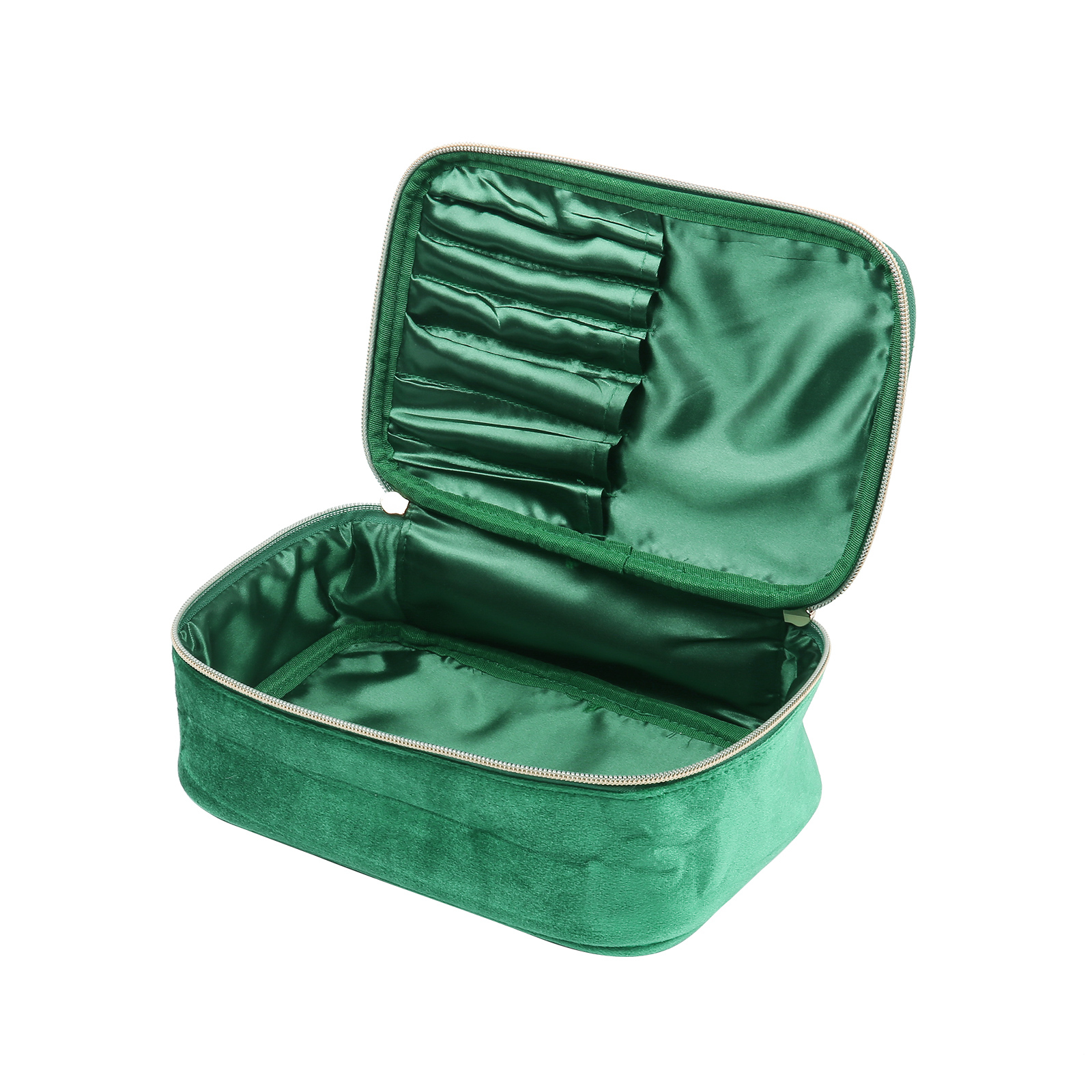 Borsa portabile per cosmetici in flanella per donna 1 nome e 1 fiore di nascita personalizzato multicolori da scegliere