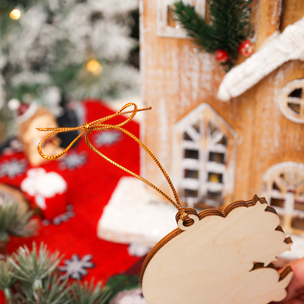 Il mio primo Natale - Ciondolo per bambino Ciondolo natalizio con nome, testo e data personalizzabili | Jessemade