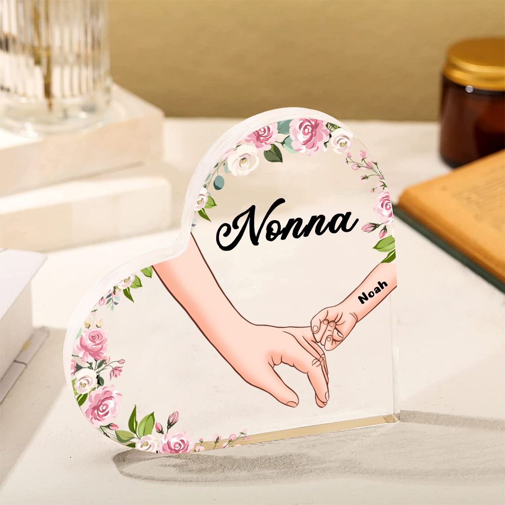 Decorazione da casa mano a mano personalizzati 1 nome regalo festa della mamma