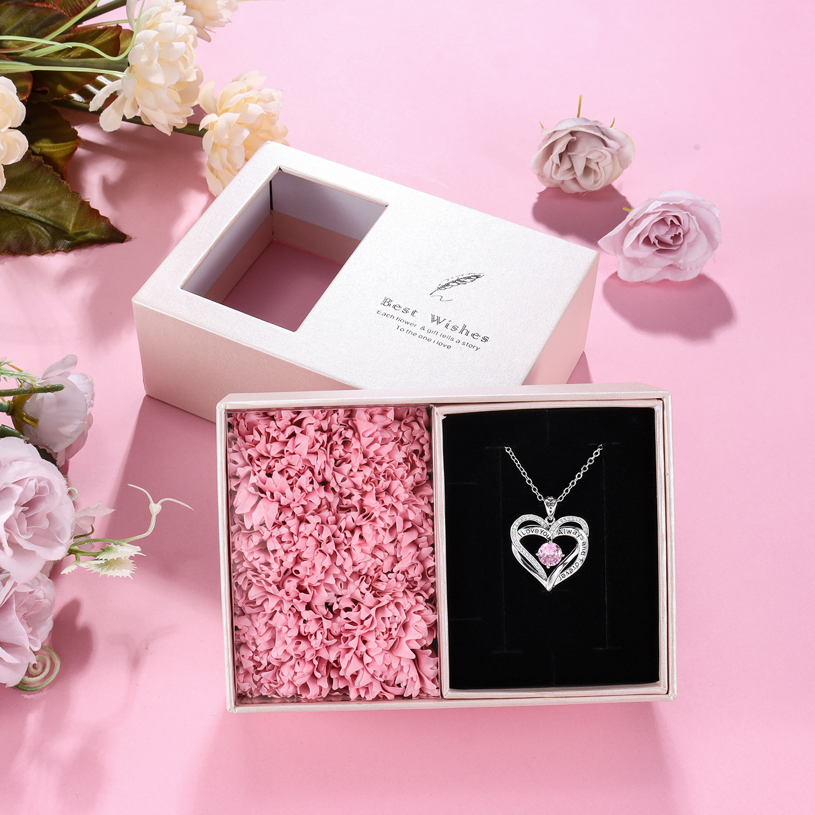 Scatola regalo rosa 