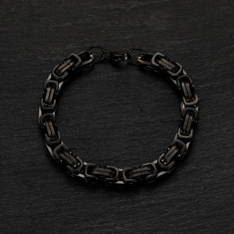 Braccialetto da uomo acciaio inox per papà marito nonno