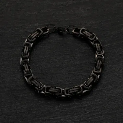 Braccialetto da uomo acciaio inox per papà marito nonno