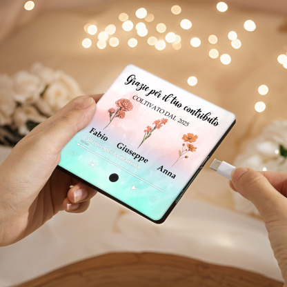 Magneti da frigorifero personalizzati – Personalizzati con 1-8 fiori di nascita e nomi – Regalo perfetto per la festa della mamma