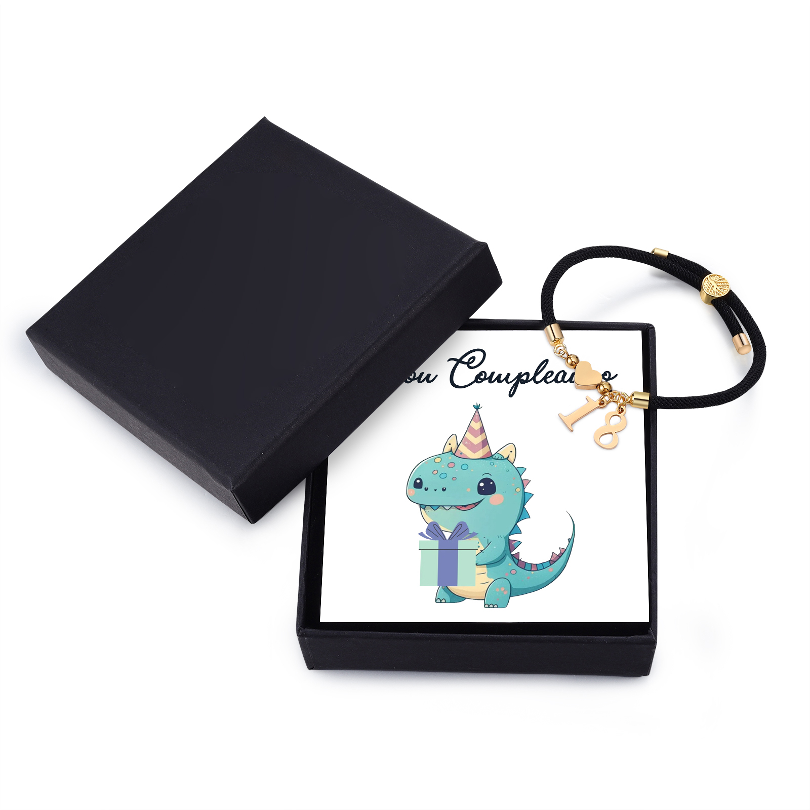 Braccialetto con 2 numeri personalizzati compleanno regalo bracciale 