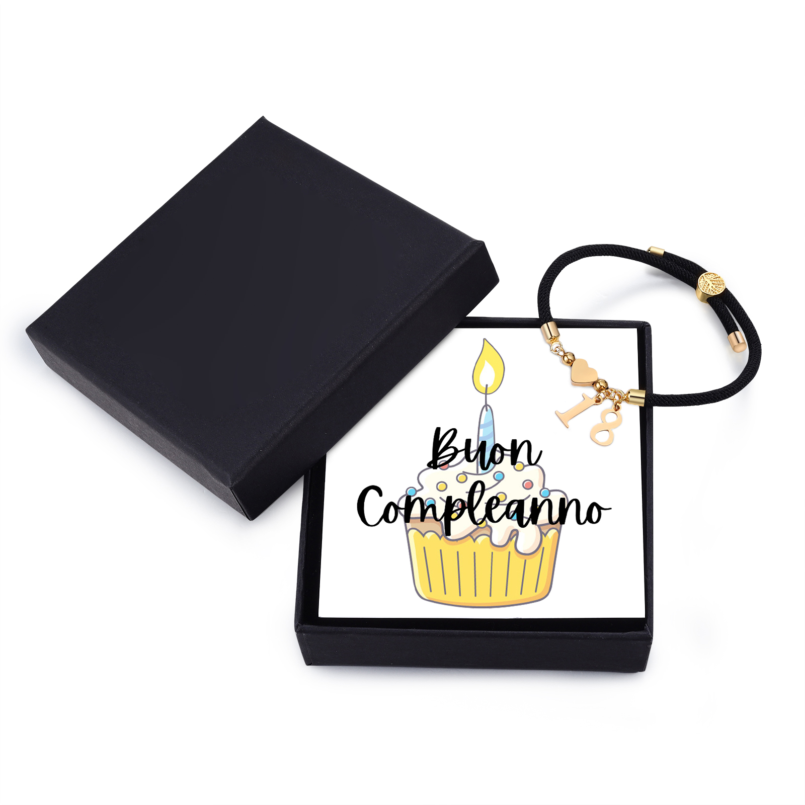 Braccialetto con 2 numeri personalizzati compleanno regalo bracciale 