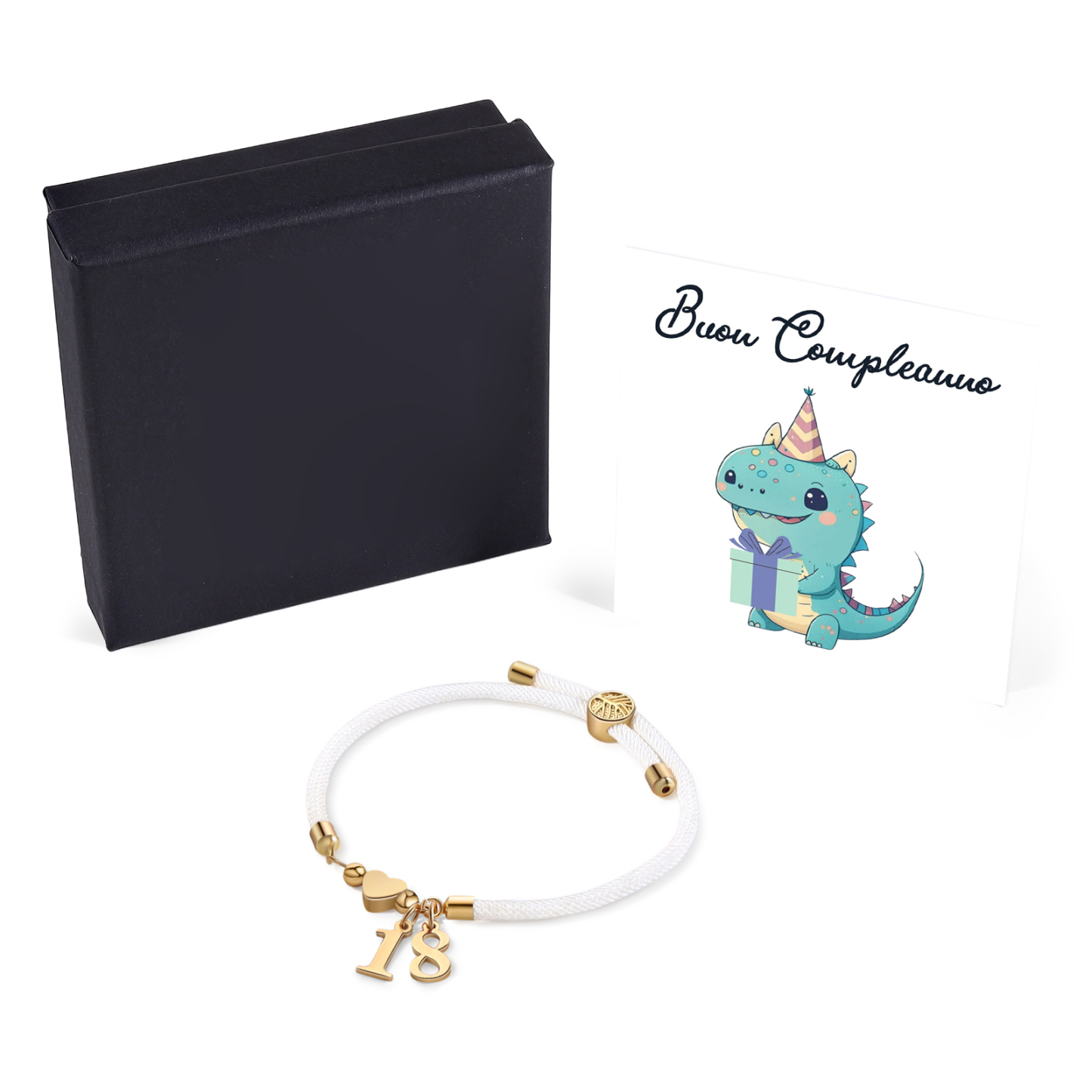 Braccialetto con 2 numeri personalizzati compleanno regalo bracciale 