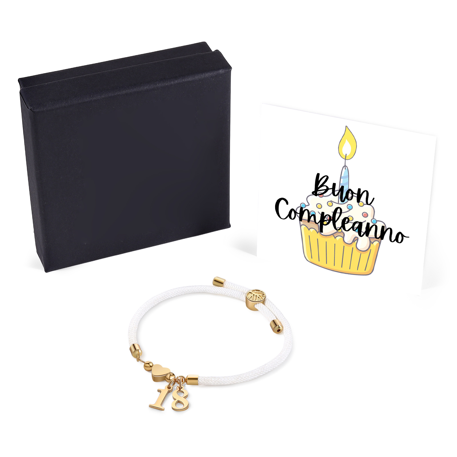 Braccialetto con 2 numeri personalizzati compleanno regalo bracciale 