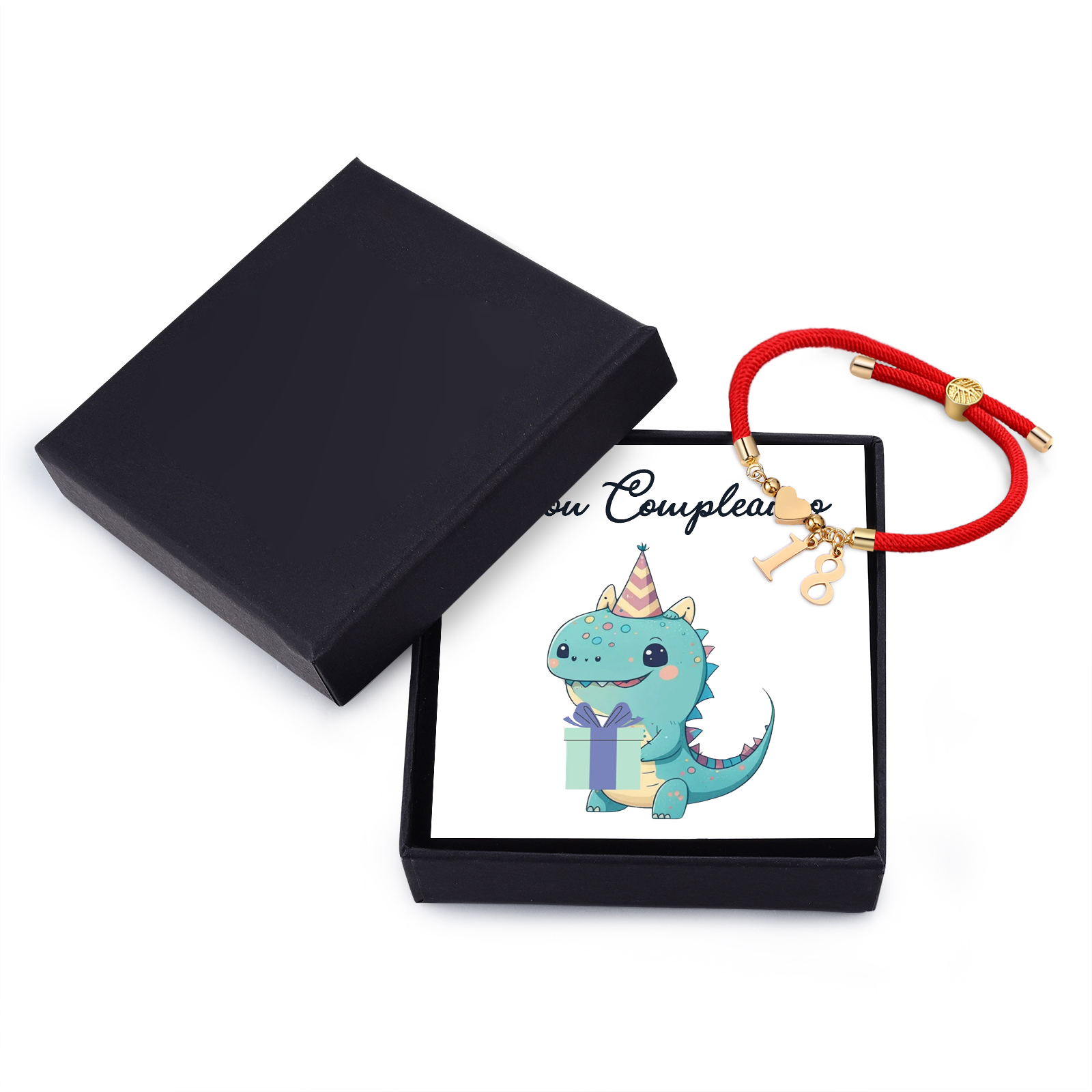 Braccialetto con 2 numeri personalizzati compleanno regalo bracciale 