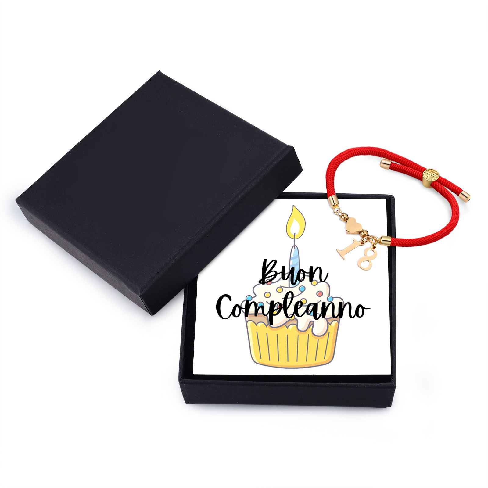 Braccialetto con 2 numeri personalizzati compleanno regalo bracciale 