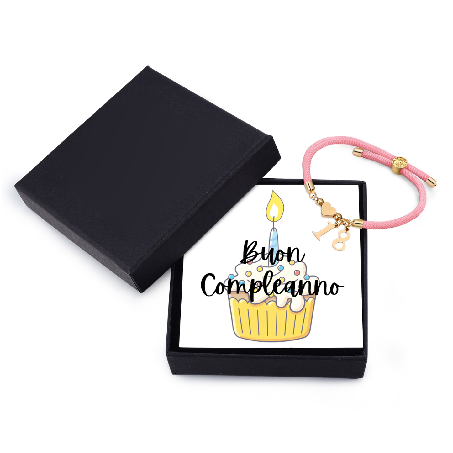 Braccialetto con 2 numeri personalizzati compleanno regalo bracciale 