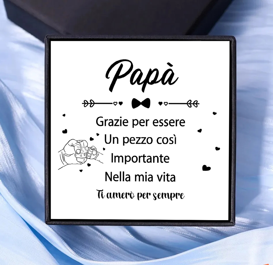 Carta regalo per papà-Ti amerò per sempre