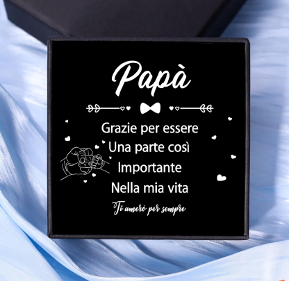 Carta regalo per il mio papà-Ti amerò per sempre