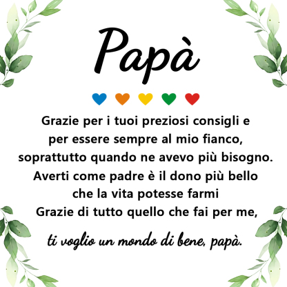 Bellissima cartolina per papà