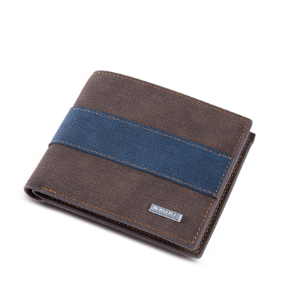 Portafoglio in pelle da uomo 2 testi personalizzabili regalo per papà