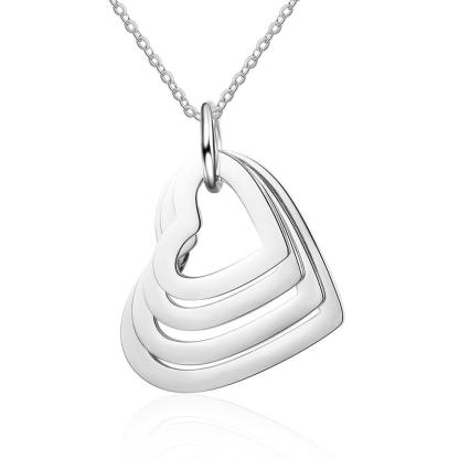 Collana personalizzata con nome inciso 4 cuori