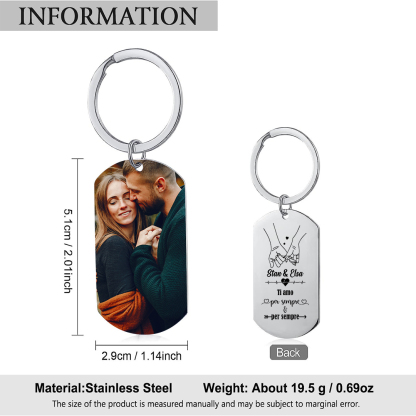 Portachiavi Personalizzato Promessa del Mignolo - Ti amerò per sempre e per l’eternità