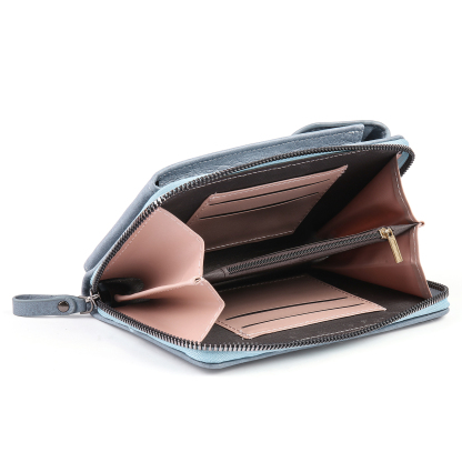 Borsa con tracolla in PU pelle con 1 nome & 1 fiore di nascita personalizzati per donna