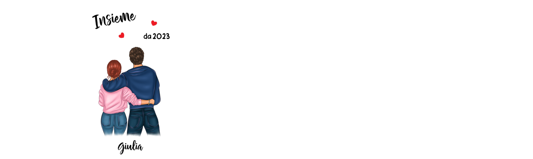 Insieme da 2023-Tazza con immagine personalizzabile per coppia | Jessemade