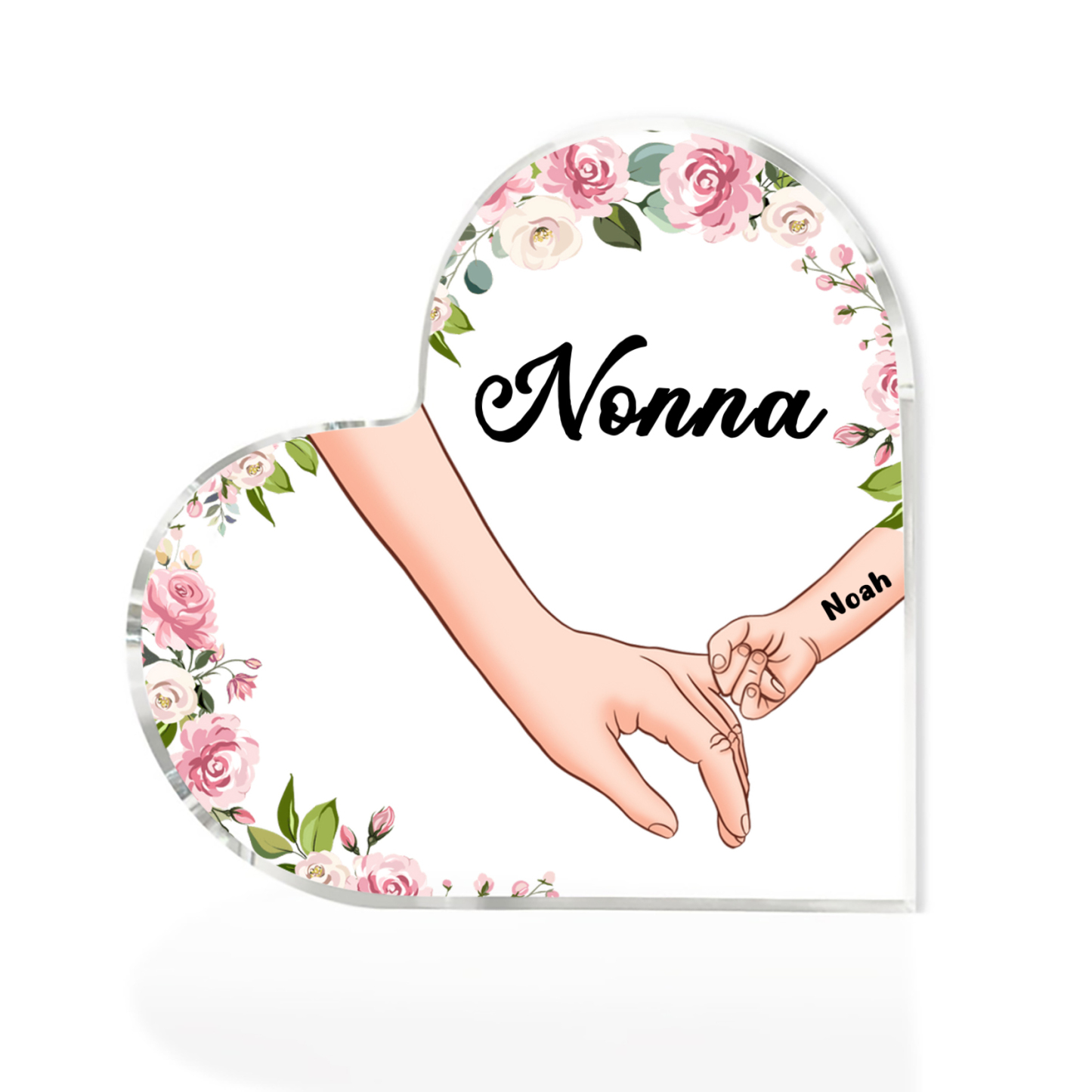 Decorazione da casa mano a mano personalizzati 1 nome regalo festa della mamma