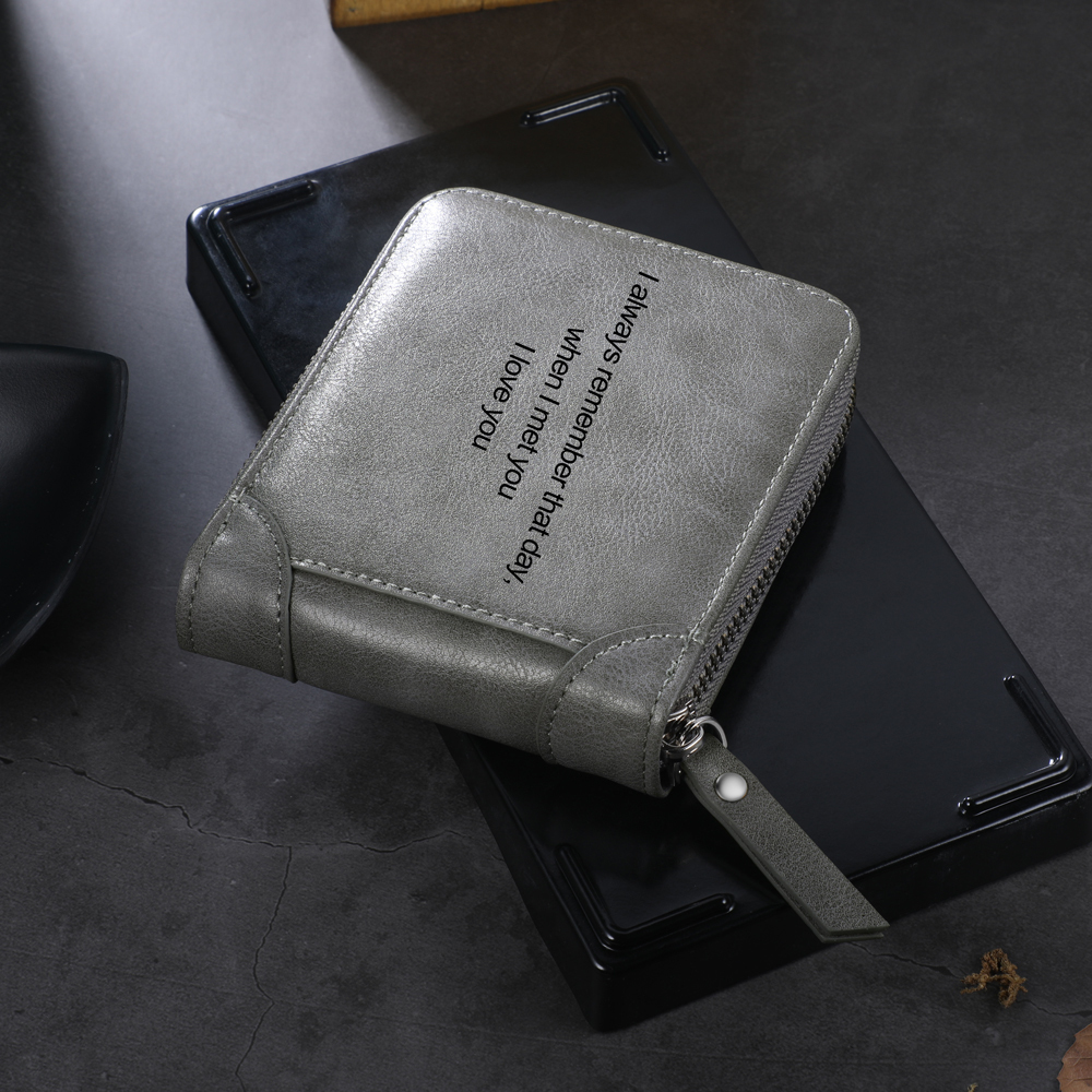 Portafoglio fotografico personalizzato Regalo classico da uomo per il padre