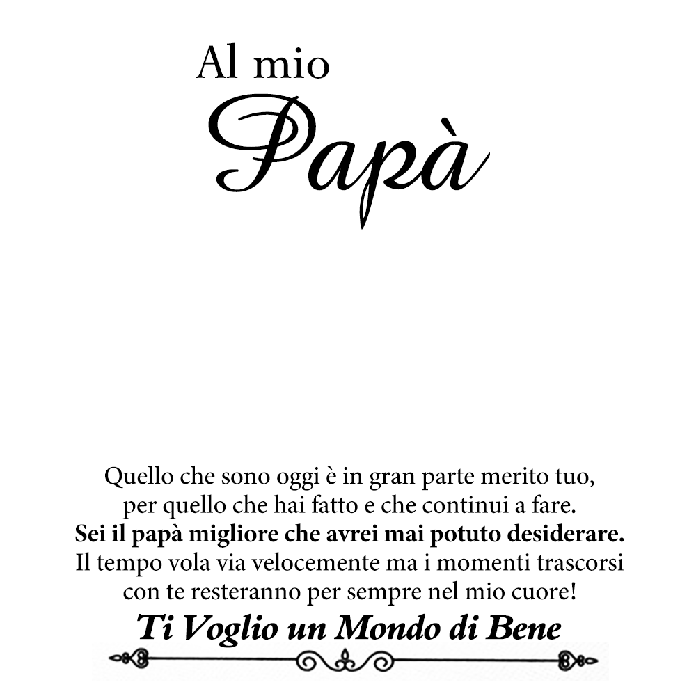 Braccialetto da uomo acciaio inox per papà marito nonno