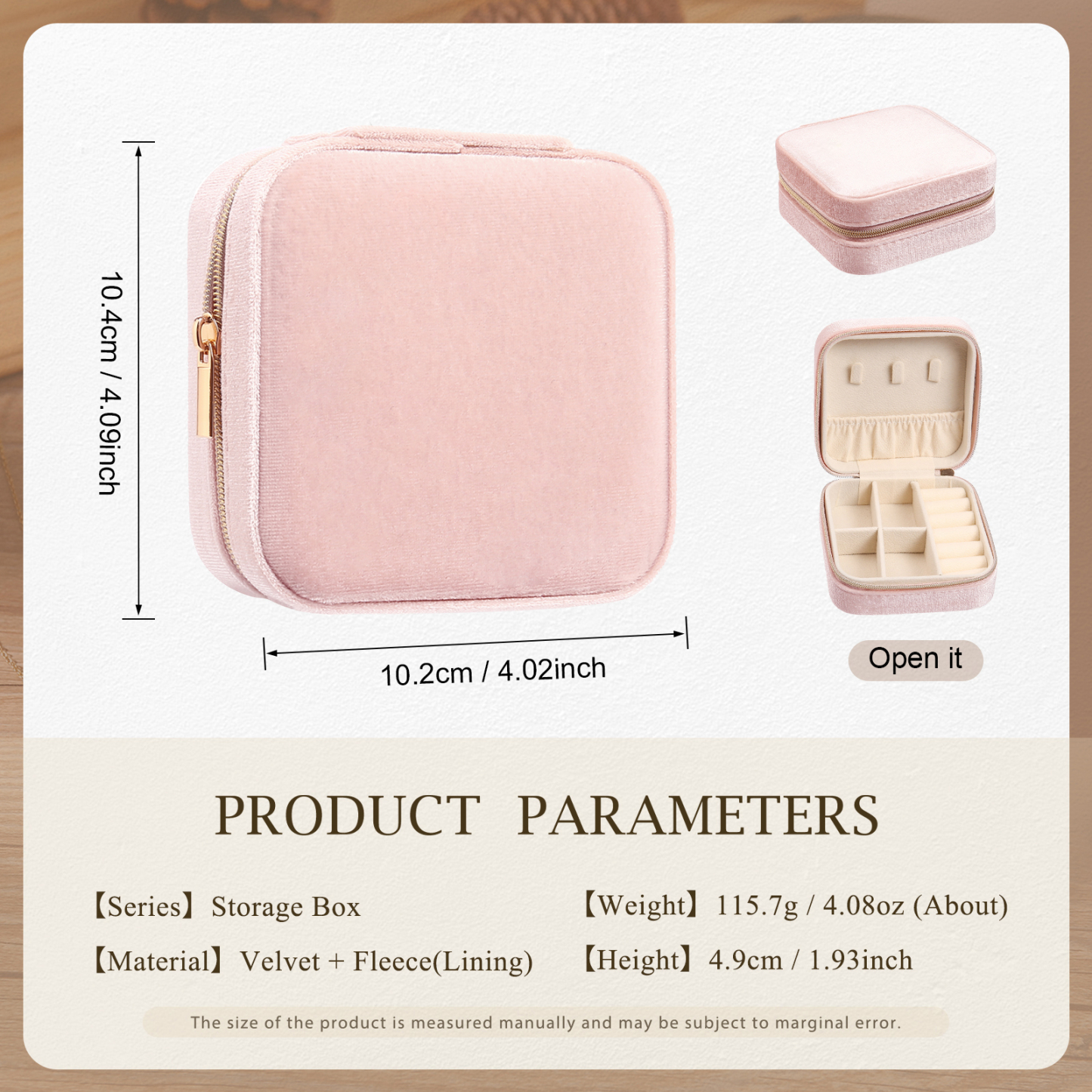 Jewelry Storage Box In Various Colors