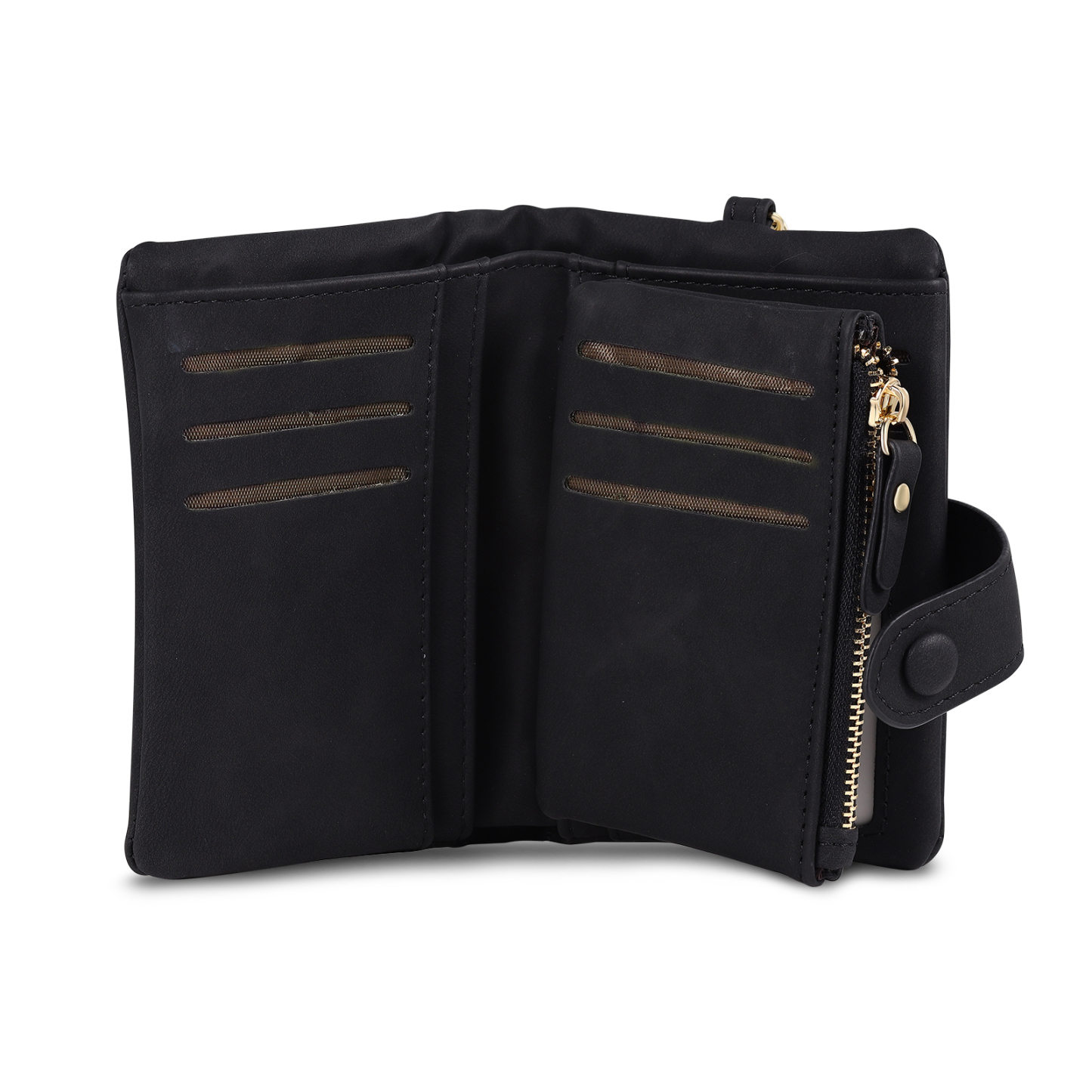 Portafoglio in PU pelle con 3 nomi & 1 testo & 1 foto personalizzati per mamma