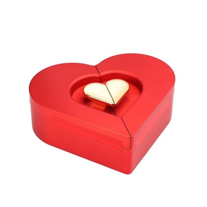 Scatola premium regalo per gioielli di San Valentino a forma di cuore