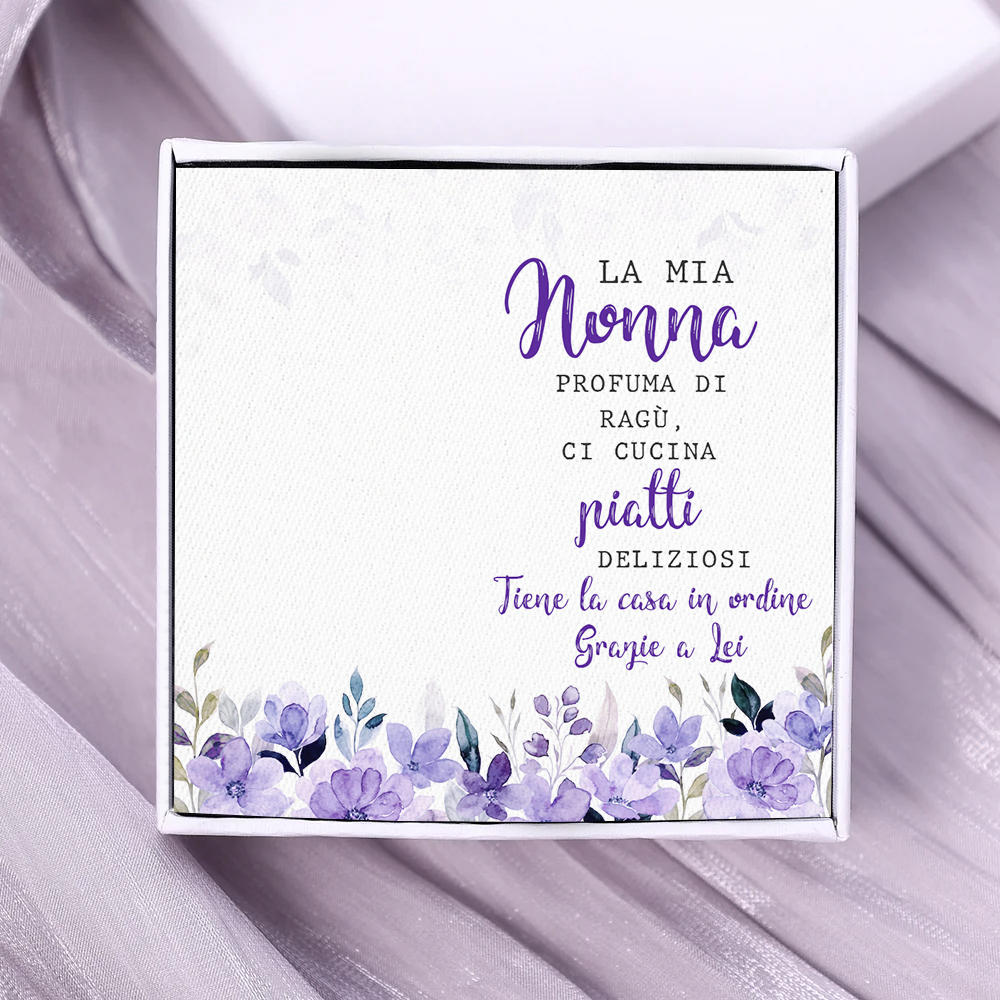 Carta e Scatola A Mia Nonna- Festa dei nonni