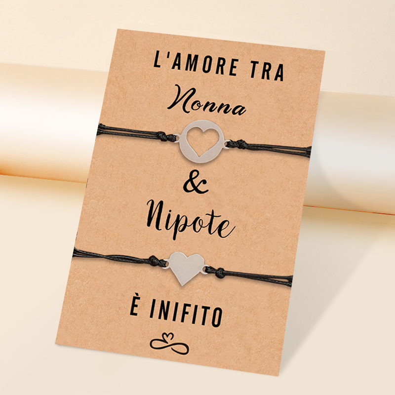 Set Asciugamani Nonni - 2 Pezzi 35x75 Cm Con Ricamo Per Regalo - Foto 3