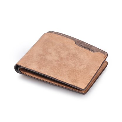 Portafoglio 2 Foto personalizzato con testo Carta da portafoglio classico da uomo