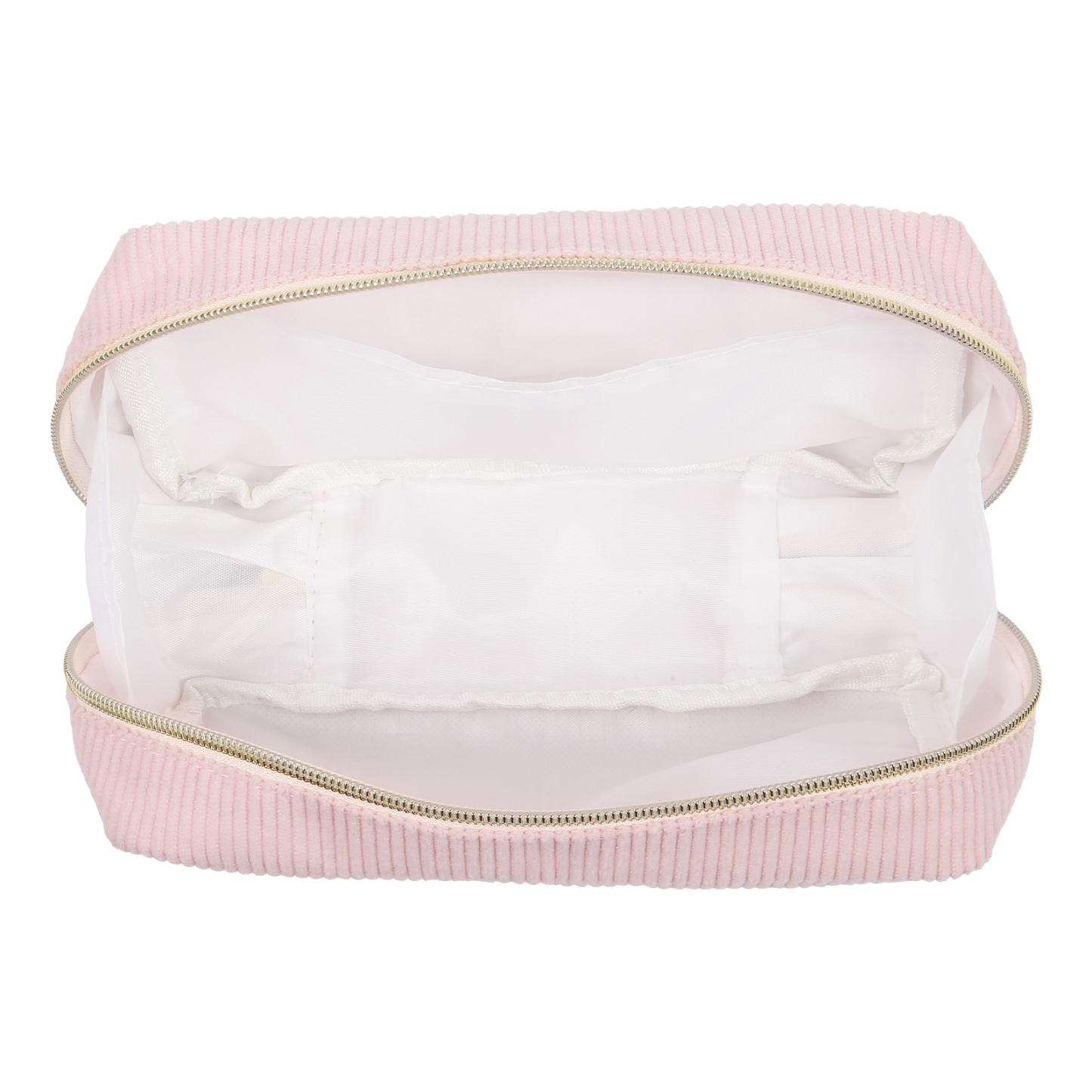 Borsa per cosmetici in velluto a coste per donna 1 nome personalizzato regalo per donna