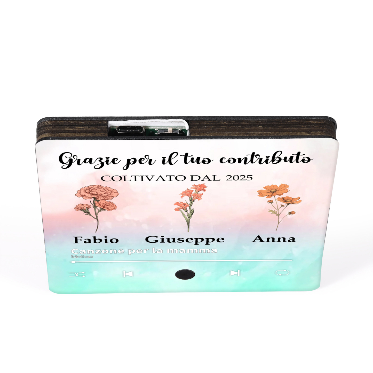 Magneti da frigorifero personalizzati – Personalizzati con 1-8 fiori di nascita e nomi – Regalo perfetto per la festa della mamma