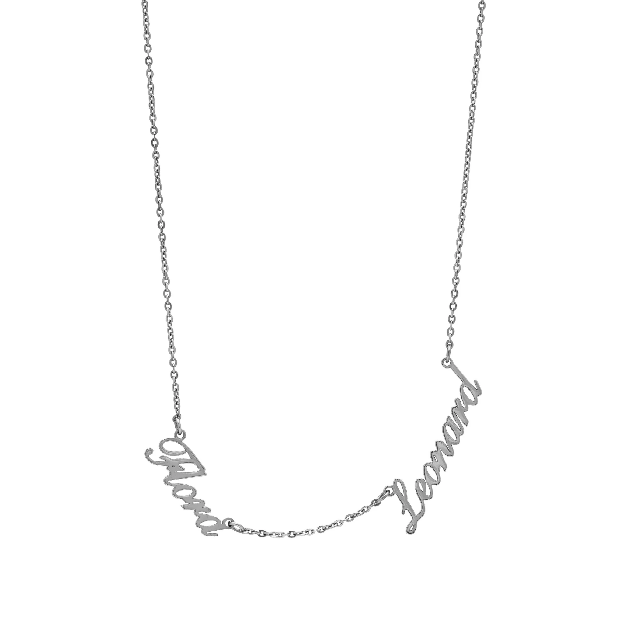 Collana 2 nomi personalizzati per lei