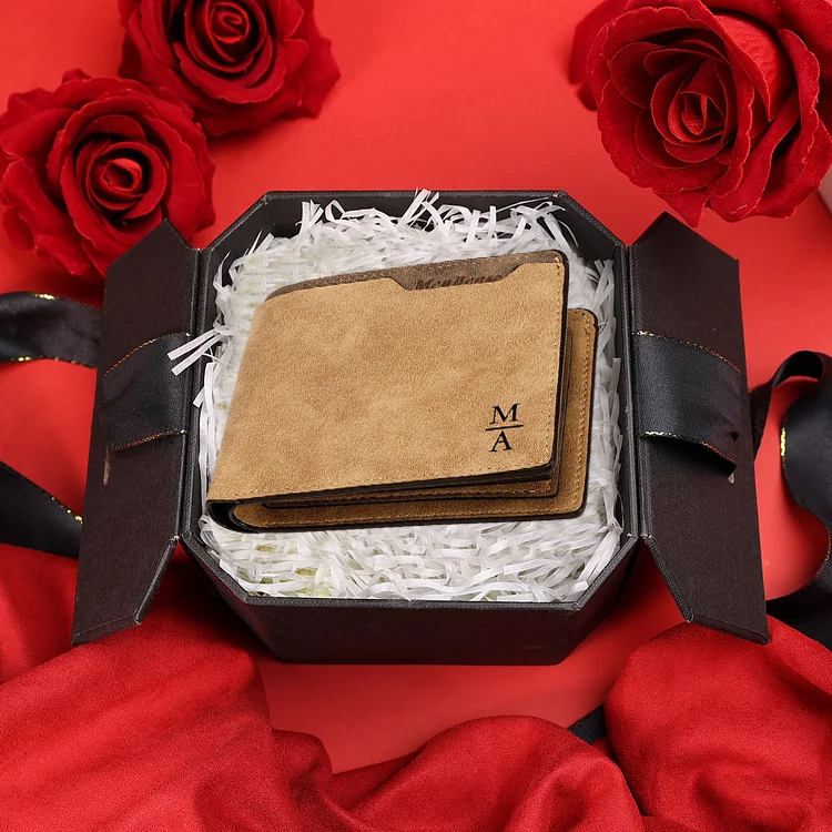 Jessemade IT Portafoglio fotografico personalizzato Regalo maschile classico per padre