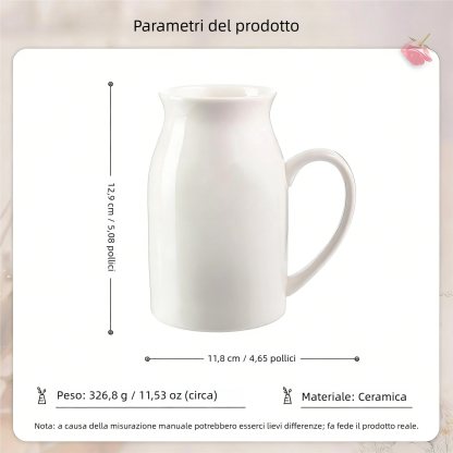 Prima mamma, ora nonna vaso in ceramica floreale personalizzato