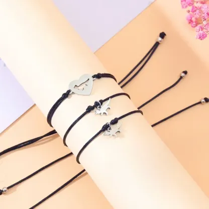 Tirannosauro Tornare a Scuola braccialetti gruppi mamma e figli