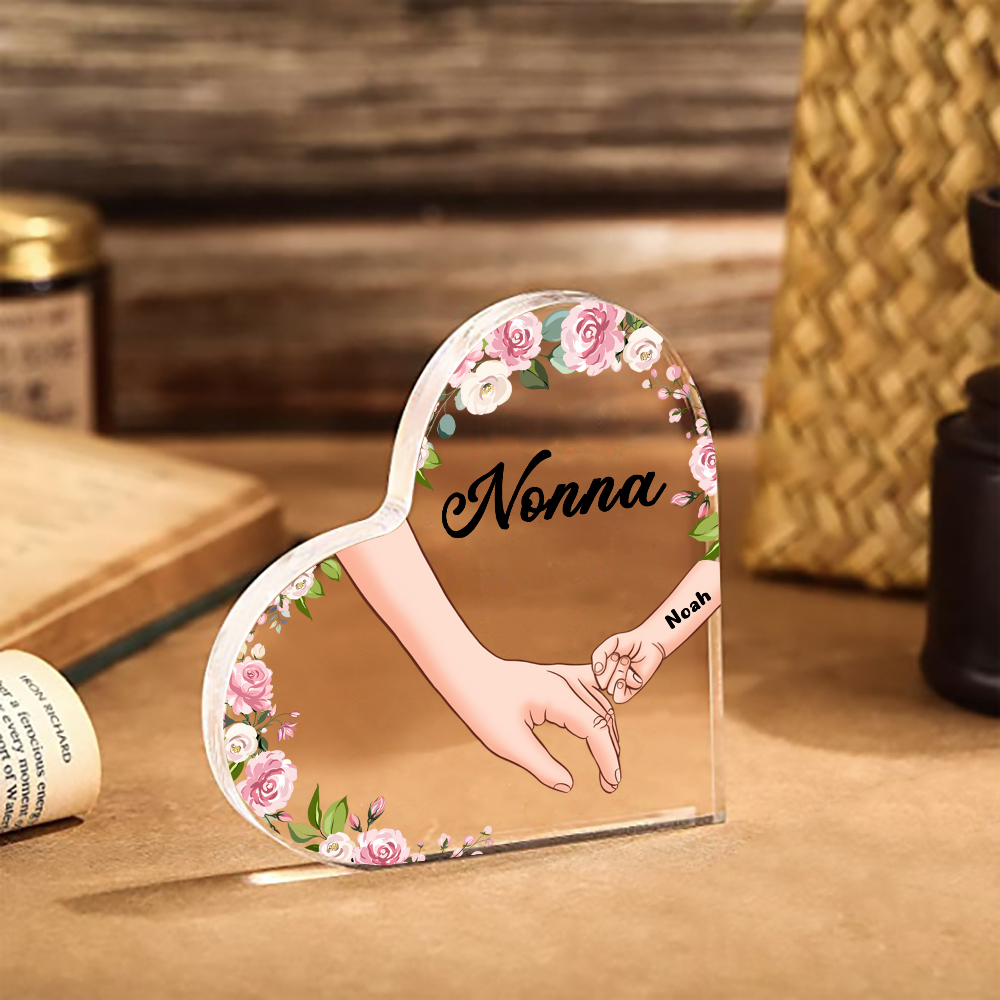 Decorazione da casa mano a mano personalizzati 1 nome regalo festa della mamma