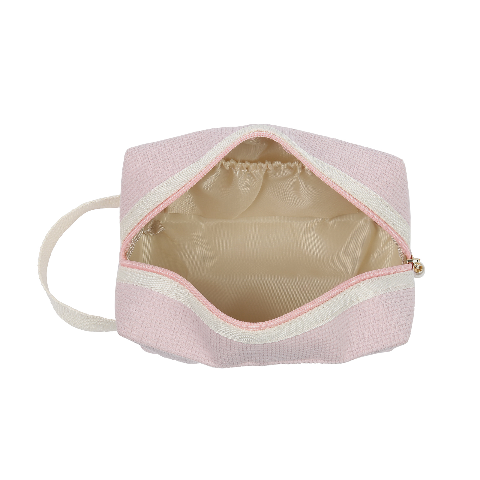 Borsa portabile per cosmetici in velluto a coste per donna 1 nome personalizzato regalo per donna